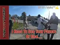 Cops Block Sidewalk Sets Trap Then Stops People For Walking On Street