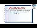 subSequence method in string class in java HINDI