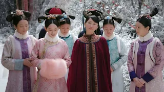 玫答應與純妃賞梅，因為長了一張不會說話的嘴，臉直接被打腫#周迅 #霍建華 #青櫻傳#中國電視劇