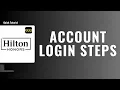 How to Sign Into Hilton Honors On Website