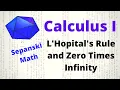L Hopital s Rule Zero Times Infinity Calculus 1