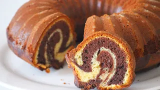 ZEBRA KEK TARİFİ - İki Renkli Kek / Ebruli Kek - En Kolay Kek Tarifleri - Çiçekintarifleri. 