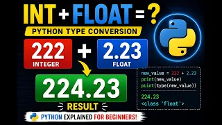 Python Int to Float Conversion Explained Python Type Conversion for Beginners
