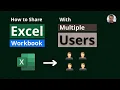 How to Share Excel Workbook with Multiple Users
