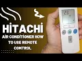Lagu Hoe de Hitachi airconditioner te gebruiken met de afstandsbediening