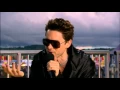 Jared Leto from 30 Seconds to Mars talks to Fearne Reggie on BBC Three