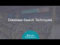 Short Database search techniques