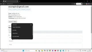 CS50W Project 3 - Mail Janhvi Singh