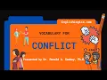 Vocabulary For Conflict Synonyms Idioms for Conflict Vocabulary Builder