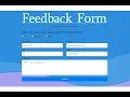 How to Create Feedback Form in HTML and CSS Responsive Animated Feedback Page Feedback Page
