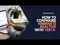How to configure Hibernate Reactive with Eclipse Vertx 4 Without XML
