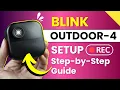 Blink Outdoor 4 Camera Setup Tutorial - Complete Beginner s Guide in English