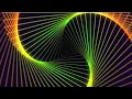 One Hour 4K I Illusion Green Neon Tunnel I I INFINITE LOOP I Relaxing Screensaver