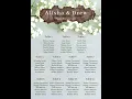 Custom Seating Chart Example