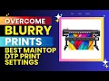 BEST PRINTER SETTING FOR A SHARP LARGE FORMAT PRINT