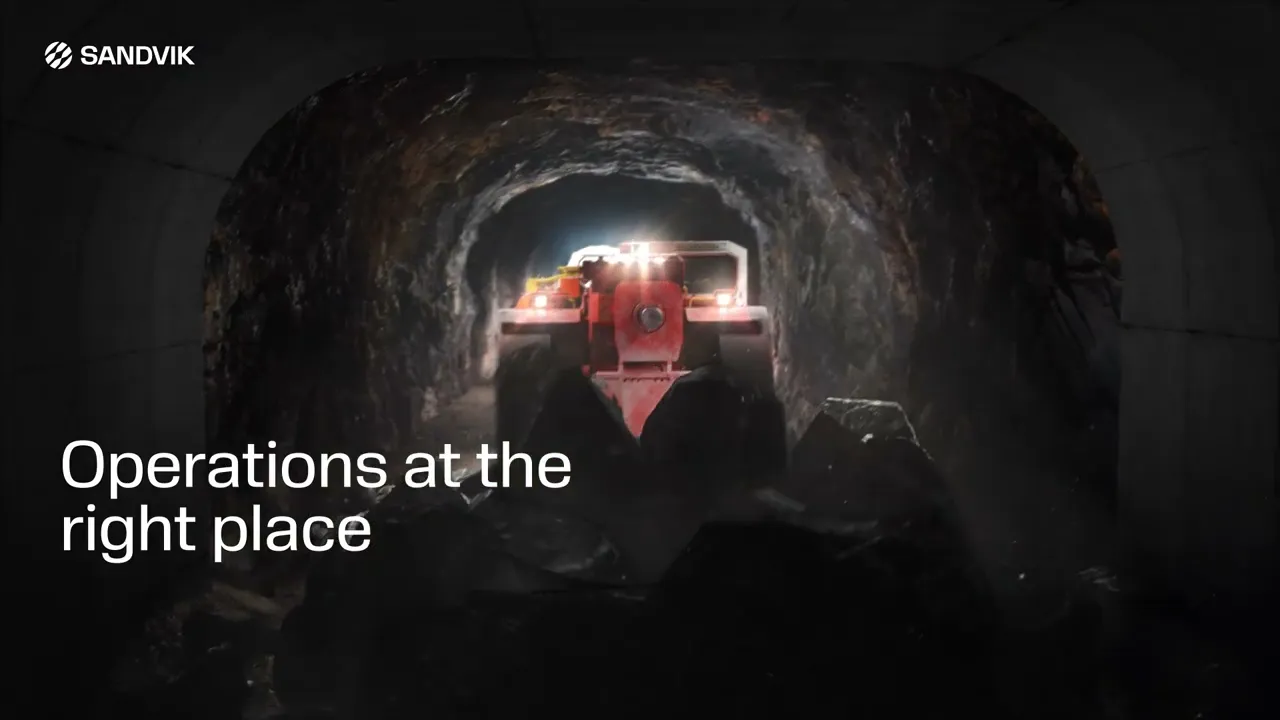 Sandvik Autonomous Mass Mining CGI ad