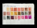 Swatching Angora Fleshtone Watercolor Palette Before Starting a Project
