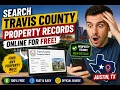 How to search Travis County property records online for free
