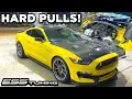 FIRST HARD PULLS In 950HP ESS Supercharged Shelby GT350 SCARY FAST
