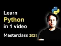 Masterclass Python Full Course for Beginners Learn Python in one Python Interview Ques