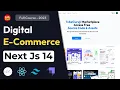 Build Full Stack Digital E-Commerce Next js 14 App React Js Strapi Tailwind Css REST API Email