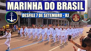 Veja o Desfile da Marinha do Brasil (+ Fuzileiros Navais) no 7 e Setembro do Rio de Janeiro - RJ