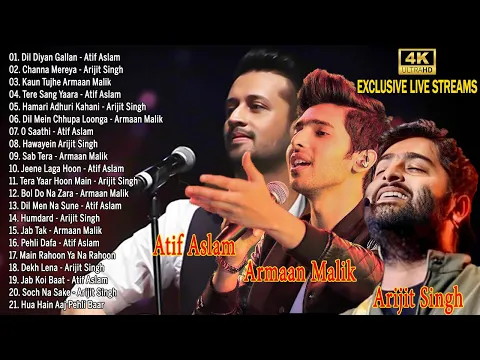 Download MP3 Best Of Atif Aslam Armaan Malik Arijit Singh HEART Touching Songs 2024 💖 Best Hindi Love Mashup 2024