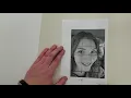 Grid Drawing Portrait Simple