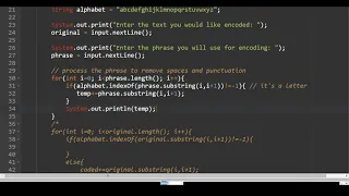 Java Cryptography Lesson 03 Phrase Cipher