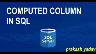 Day-9 COMPUTED COLUMN IN SQL SQL Tutorial in Hindi