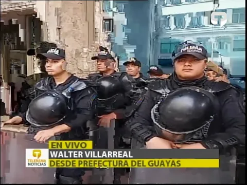 Walter Villareal desde prefectura del Guayas