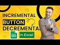 to insert Increment Decrement Button in