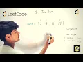 1 Two Sum MOST LIKED QUESTION coding leetcode citycoder