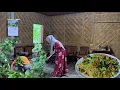Download Lagu Aktivitas sore, panen sawi, masak mie goreng pedas untuk makan malam, masakan desa 