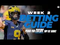 Free Picks for EVERY Top 25 game in College Football Week 2 Betting Guide CBS Sports