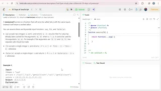 Day 11 of My 30 Days of JavaScript Challenge LeetCode 2623 Memoize