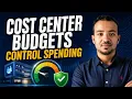 SAP Cost Center Budgeting Demo Availability Check Limits