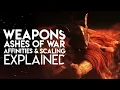 Understanding Weapon Mechanics In Elden Ring Scaling Affinities And Ashes Of War