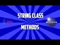 Java String API