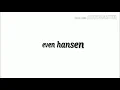 Requiem  Dear even handen (lyrics)