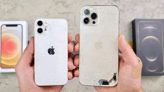 IPhone 12 Mini Vs 12 Pro Max DROP Test Size Matters 
