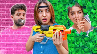 تحدي الغرفة الصامته مع عيلتي 