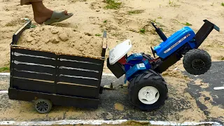 POWER FULL R.C. NEW HOLLAND TRACTOR TEST LOAD 🔥 , TECHNO GAMERZ 