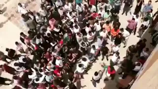 هبت النار والبارود  غنى أطلب شباب يا وطن وتمنى   دندنها
