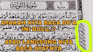 Download cara memulai bacaan surat attaubah. MP3