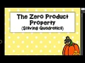 4 12 Zero Product Property