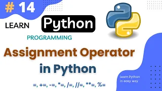 Assignment Operator in Python Python Tutorial Part
