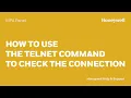How to Use the Telnet Command to Check the MPA Connection