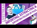 Importing Extracting Exporting a Folder of Files in FileMaker - Claris FileMaker all About Files