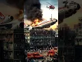 Download Lagu Policemen in a helicopter rescuing people from an airplane that crashed in a crowded city#usa
